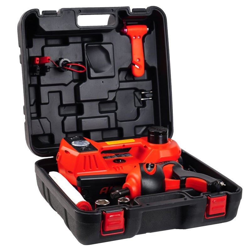 STANDTALL Electric Car Jack Kit 5 Ton 12V Electric Jack for Car with Impact Wrench and Tire Inflator Pump for SUV Sedan Truck Change Tires Garage Repair - Image 1