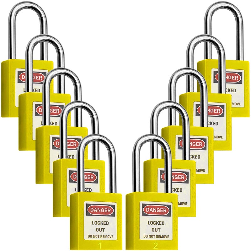Lockout Tagout Locks Safety Padlocks Loto Locks Keyed Differently Lock Out Tag Out Device Plastic