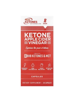 Real Ketones Real Ketones, Ketone Apple Cider Vinegar, 30 Capsules  - Image 1