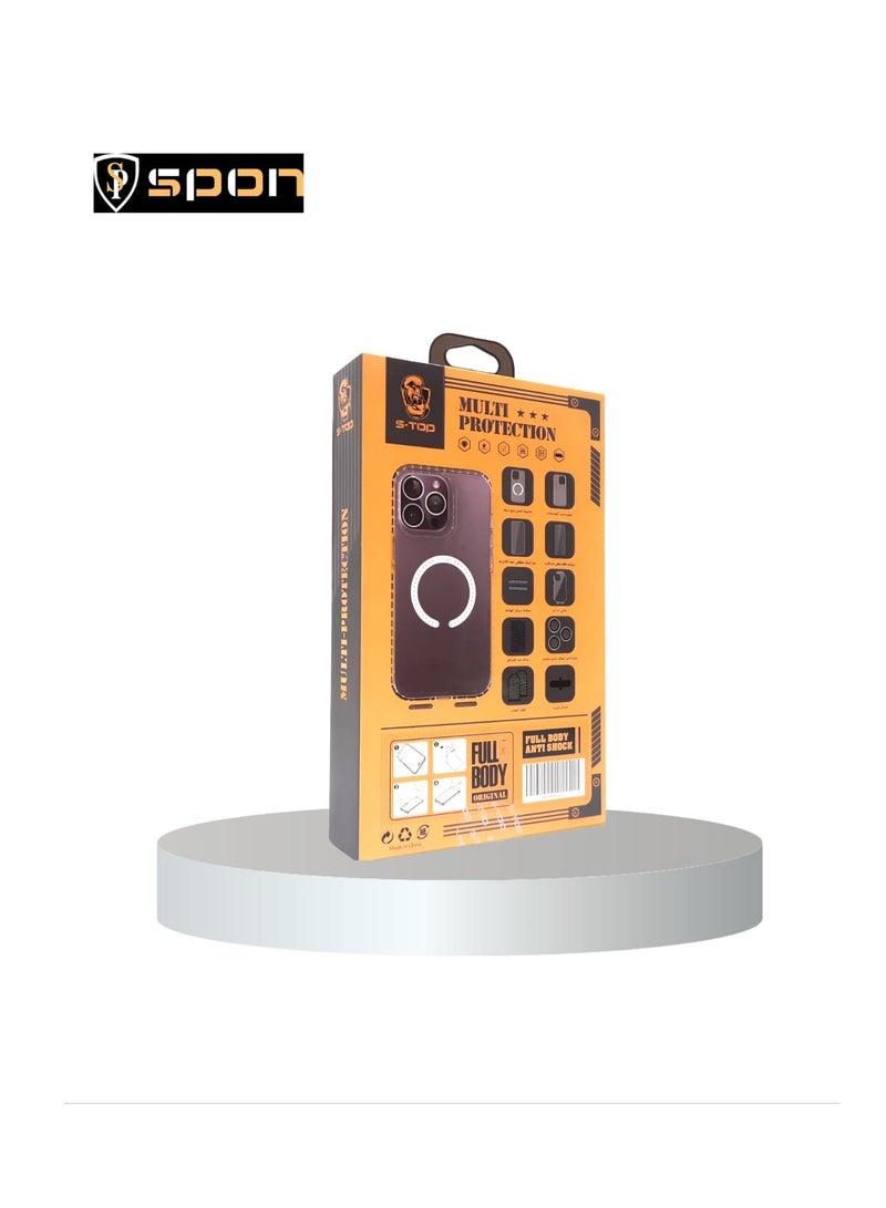 اس-توب بكج حماية ايفون 14 بروماكس 10in1 ماركة S-TOP - Image 2