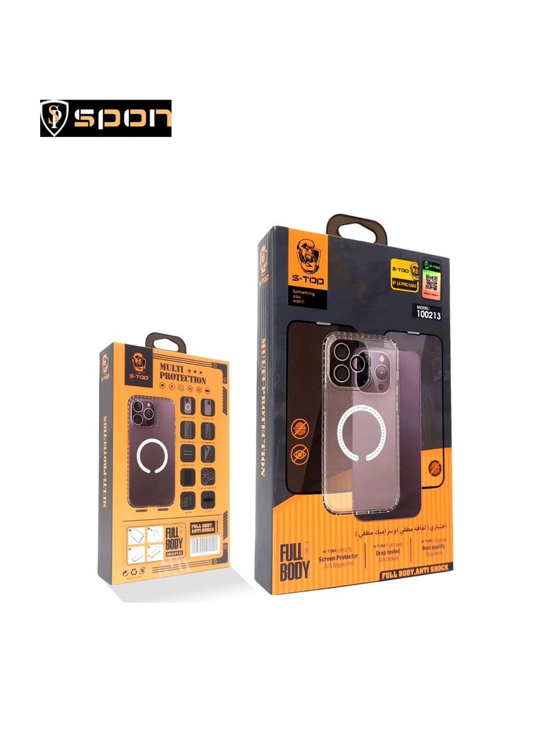 اس-توب بكج حماية ايفون 14 بروماكس 10in1 ماركة S-TOP - Image 4