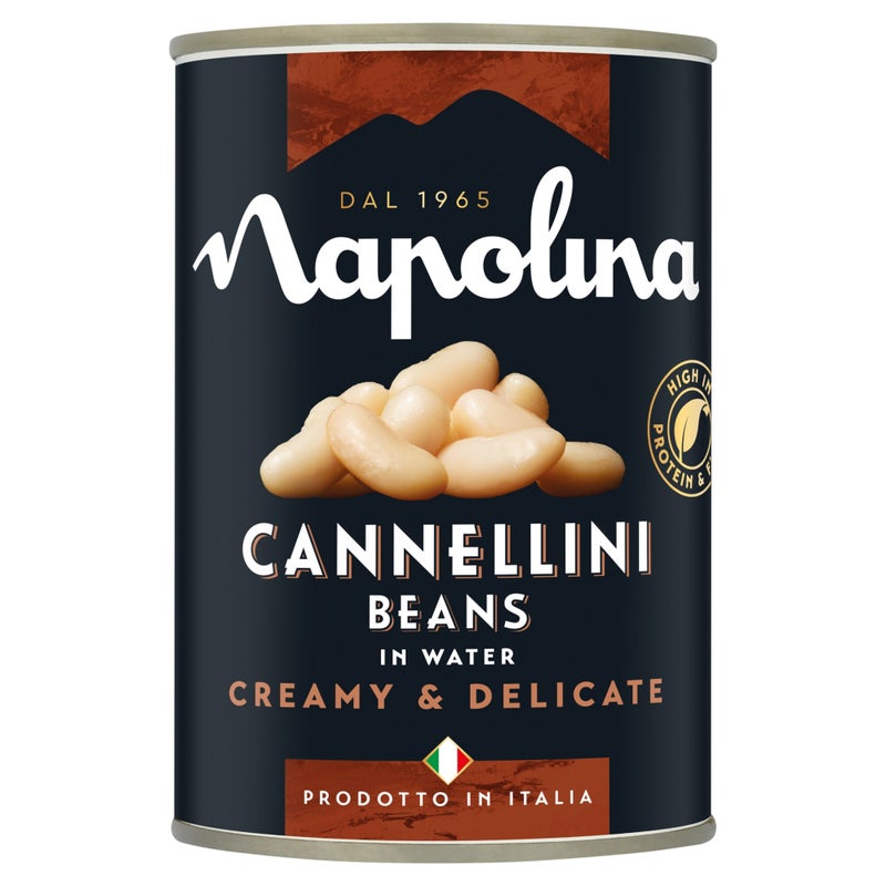 نابولينا Napolina Cannellini Beans Water 400G - Image 1
