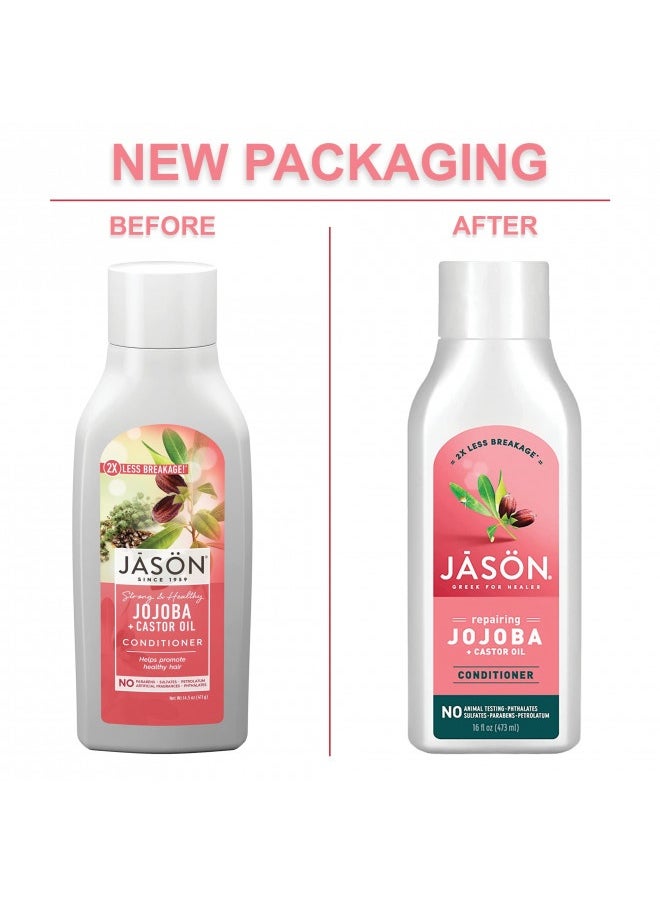 Jason Jason Conditioner, Long & Strong Jojoba, 16 Oz (Packaging May Vary)  - Image 2