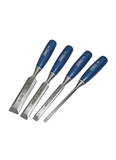 NIBEMINENT 4-Piece Chisel Set Silver/Blue 6, 12, 18, 25mm  - Image 1