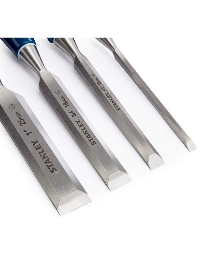 NIBEMINENT 4-Piece Chisel Set Silver/Blue 6, 12, 18, 25mm  - Image 4