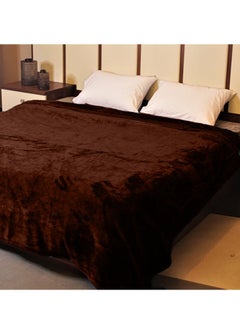 snooze High Warmness Blanket - 200x220 Cm - Brown  - Image 1