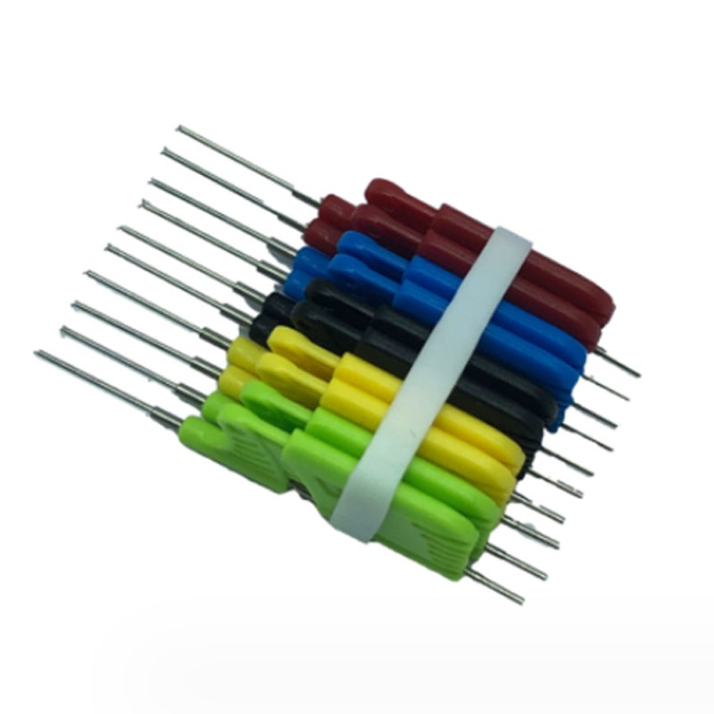 Chip Test Clip Set: 10pcs Multicolor - Convenient Storage Box Quick Identification for Chip Maintenance Repairing - Image 5