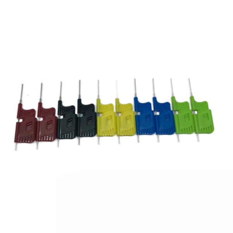 Chip Test Clip Set: 10pcs Multicolor - Convenient Storage Box Quick Identification for Chip Maintenance Repairing - Image 3