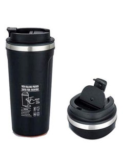 Suction cup stainless Steel Non- Falling proven safer for everyone 520 ML- BLACK