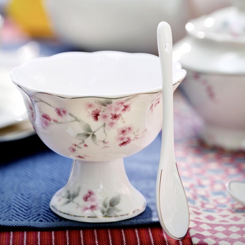 Vigneto Orchid Bliss Ice Cream Cups for Desserts, Sundae, Sweets,Snacks, Fruit, Pudding, Nuts or Dip, 180 ml, Set of 6 | Finest Premium Porcelain - Image 5