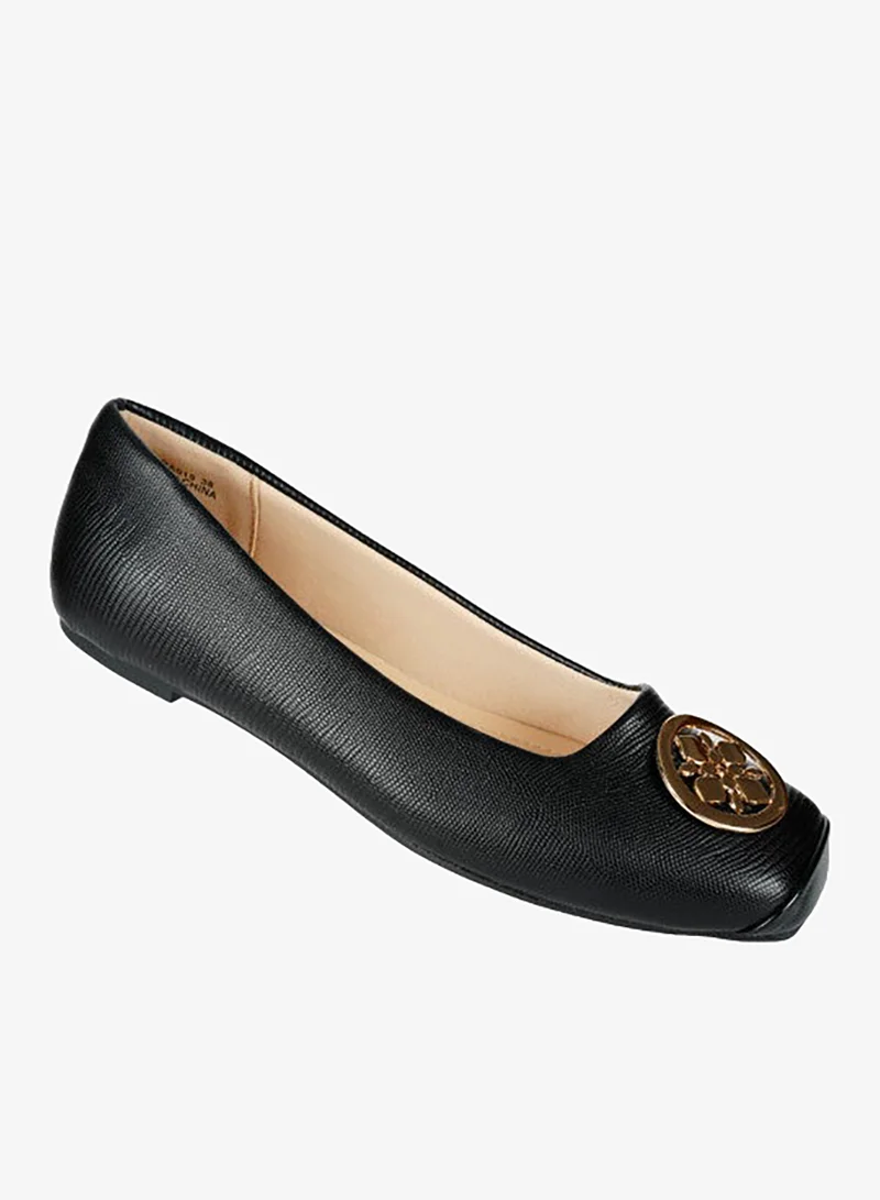 Michelle Morgan Black 092-2690 Michelle Morgan Ladies Flat Casual Shoes 219RA015 Black for Women | Best Price UAE