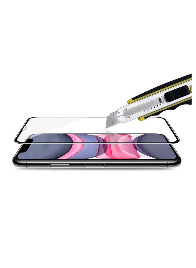 واقي شاشة من الزجاج المقوى لهاتف أبل 12 ميني كلير / أسود - Image 3