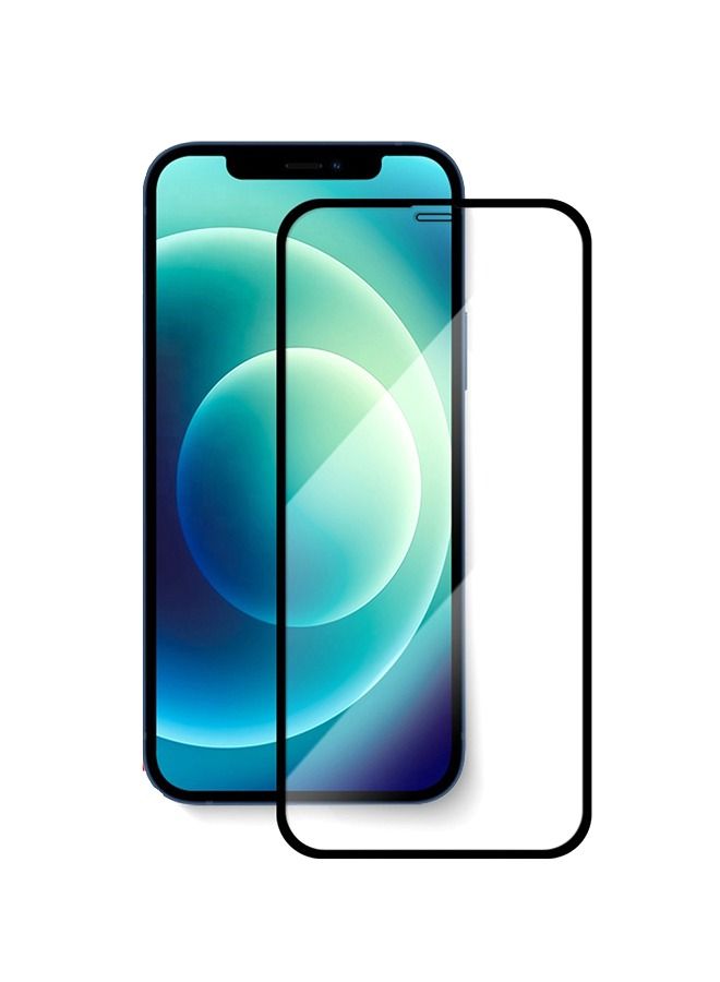 واقي شاشة من الزجاج المقوى لهاتف أبل 12 ميني كلير / أسود - Image 1