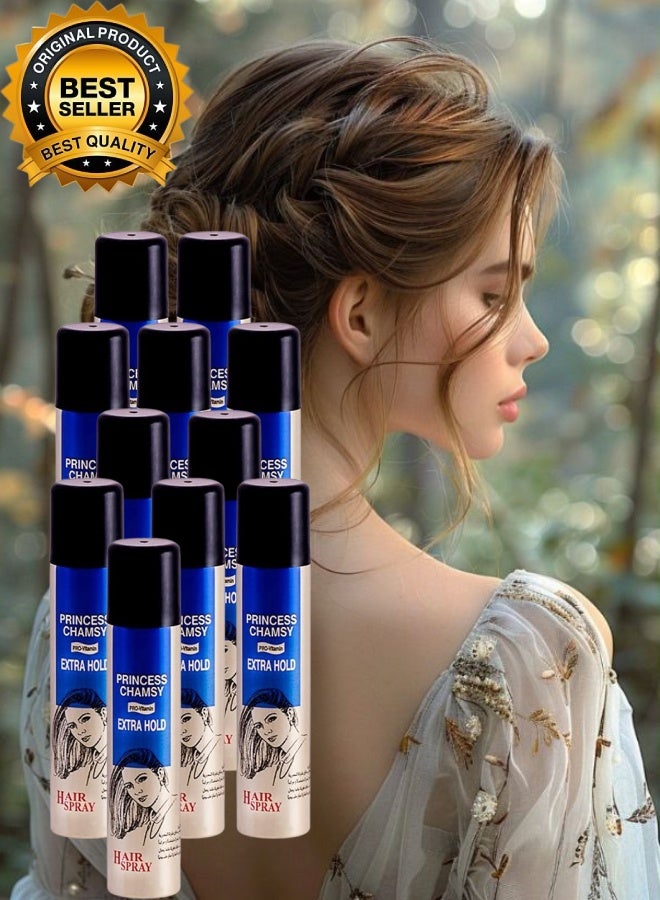 PRINCESS CHAMSY 11 Pieces Extra Hold Hair Spray 300ML - Image 1