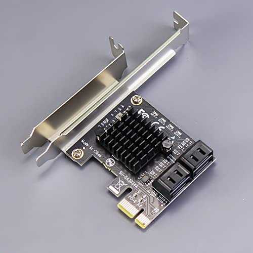 GLOTRENDS SA3112-C 12-Port PCIe X1 SATA Expansion Card with SATA and Power Cables, Compatible with Windows,Linux,Mac OS,NAS - Image 2
