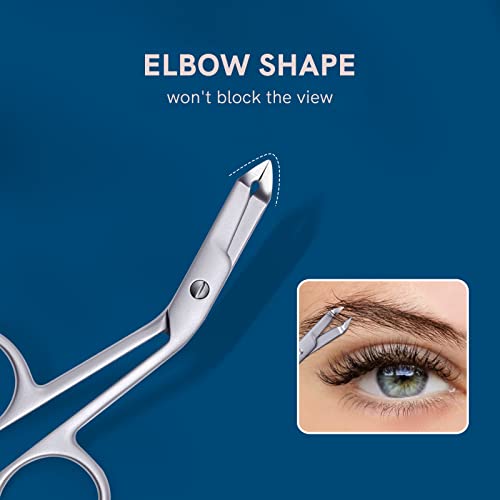 Cut it Professional Scissor Tweezers - 3Cr13 Stainless Steel Tweezers with Handles, Larger Grabbing Surface Area, Precision Eyebrow Tweezers for Women and Men Facial Hair - Image 3