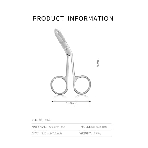 Cut it Professional Scissor Tweezers - 3Cr13 Stainless Steel Tweezers with Handles, Larger Grabbing Surface Area, Precision Eyebrow Tweezers for Women and Men Facial Hair - Image 2