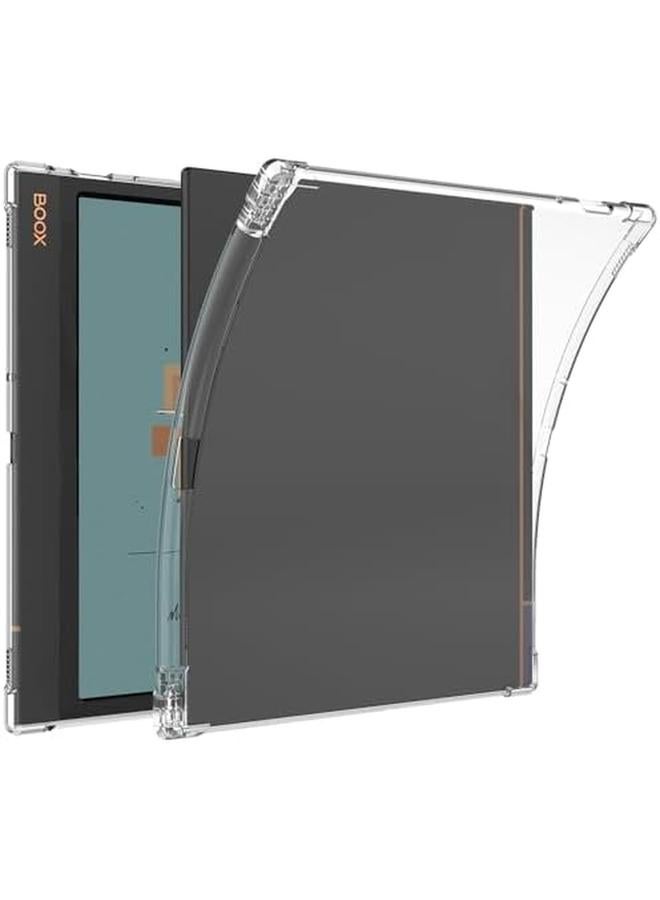 Clear Case For 10.3" Onyx Boox Note Air 4 C 2024 Released Boox Tablet Note Air 3 C Boox Tablet Note Air3 BW Cover With Thicken Corners And Pen Holder Ultrathin (Clear Pen Holder Style)
