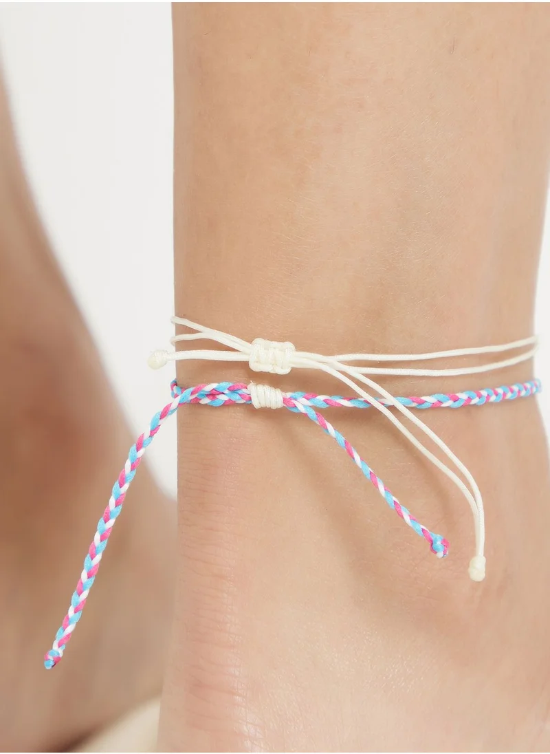 Ginger 2 Pack Starfish Anklet Set