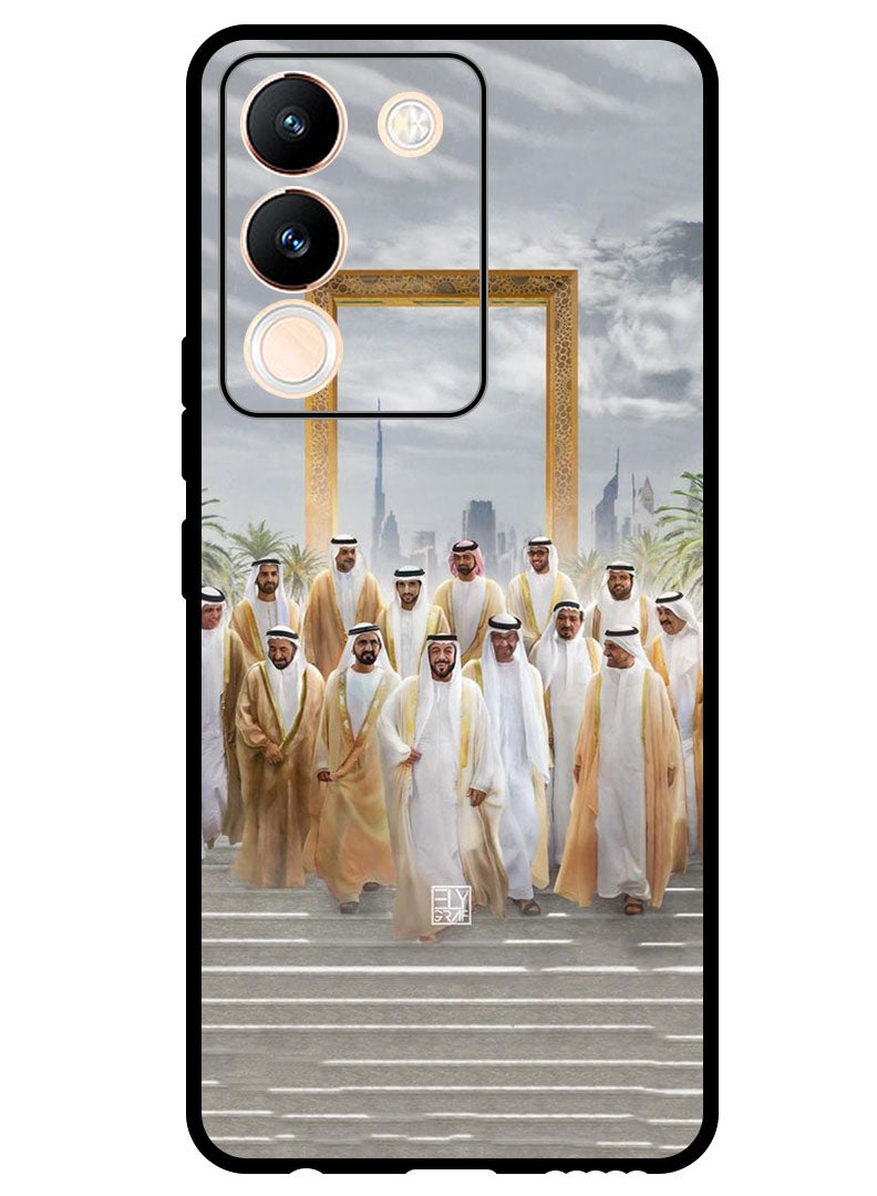 Theodor Protective Case Anti Scratch Shock Proof Bumper Cover For Vivo V29e Dubai Rulers - Image 1