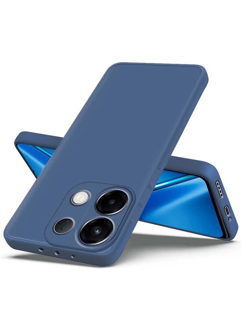 بورتوني جراب Oppo Reno 16 من السيليكون السائل - غطاء فائق النحافة ومقاوم للصدمات مزود ببطانة من الألياف الدقيقة (مايكروفايبر) - جراب حماية مرن وناعم الملمس لهاتف Oppo Reno 16 5G - Image 4