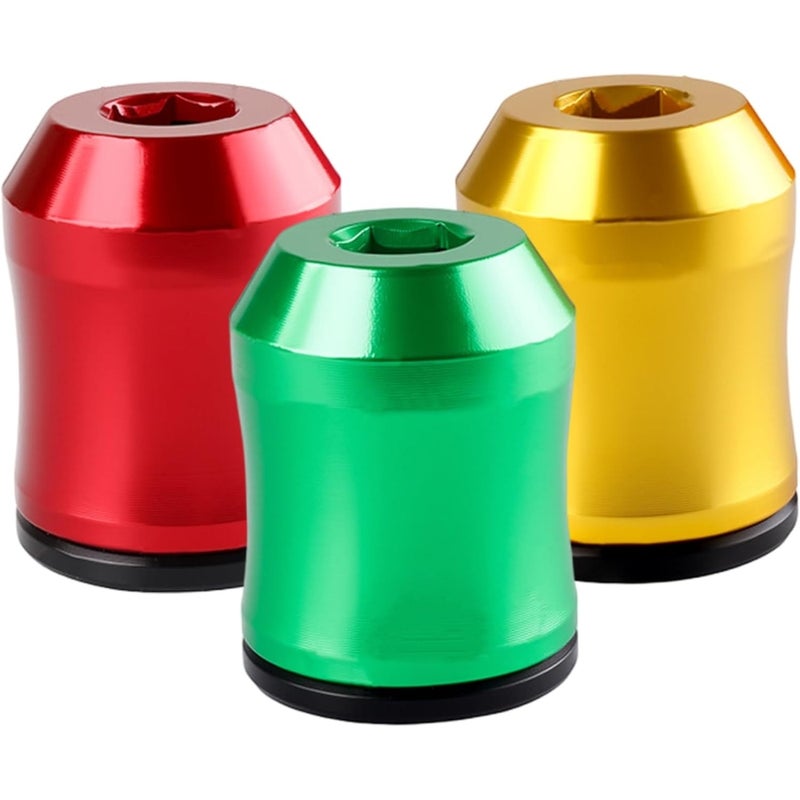 Magnetic Screwdriver Ring: 5pcs High Hardness Aluminum Alloy, Powerful Magnetism, for Household Drilling and Screwdriver Bit Retention - Image 1
