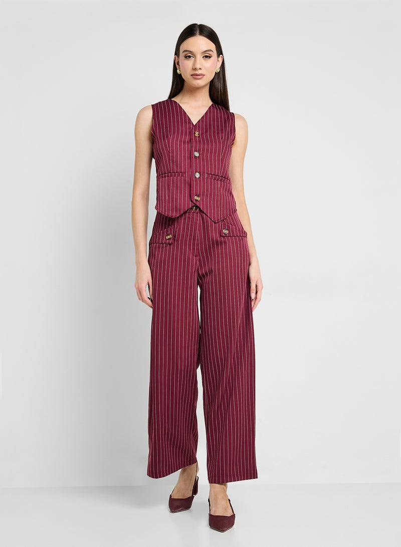 Khizana Tailored Set With Vest & Long Jacket  - Image 4
