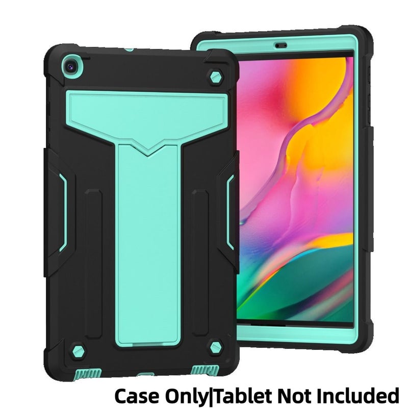 Tshaped Builtin Stand Tablet Case For Samsung Galaxy Tab A 10.1 Green Rose Red - Image 1