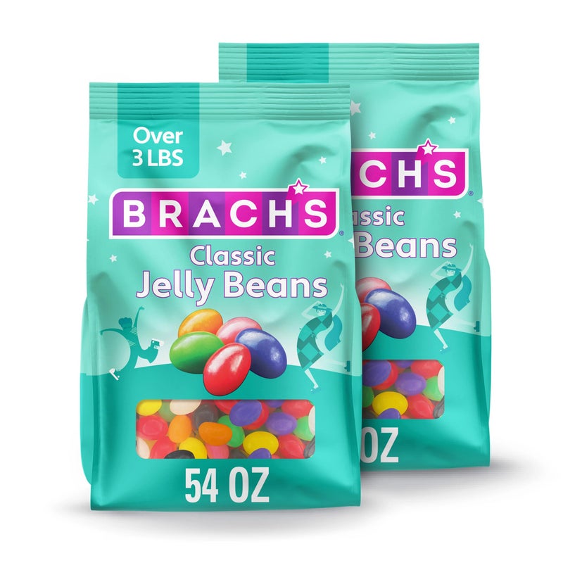 Brach's Brachs Classic Jelly Beans Candy Assorted Flavors Bulk Bag 54 oz 2 ct - Image 3