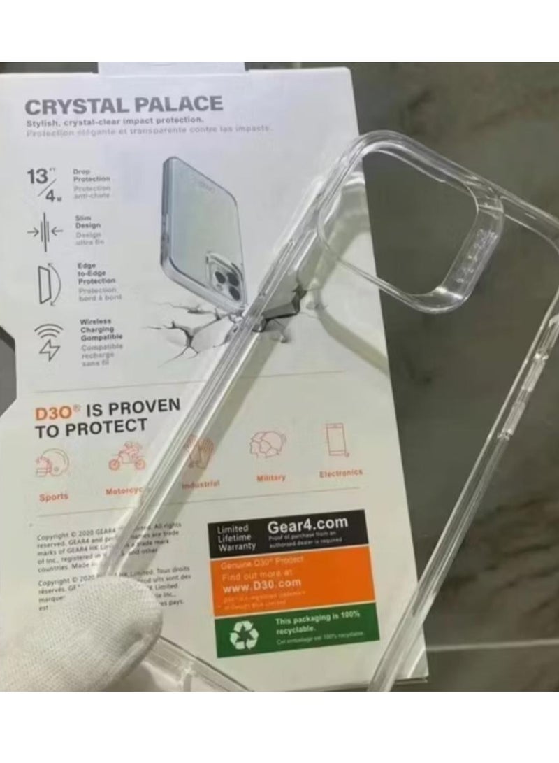 جيرفور غطاء حماية من جيرفور كريستال بالاس مصمم لجهاز أيفون 14 برو ماكس حماية متقدمة ضد الصدمات شفاف - Image 4