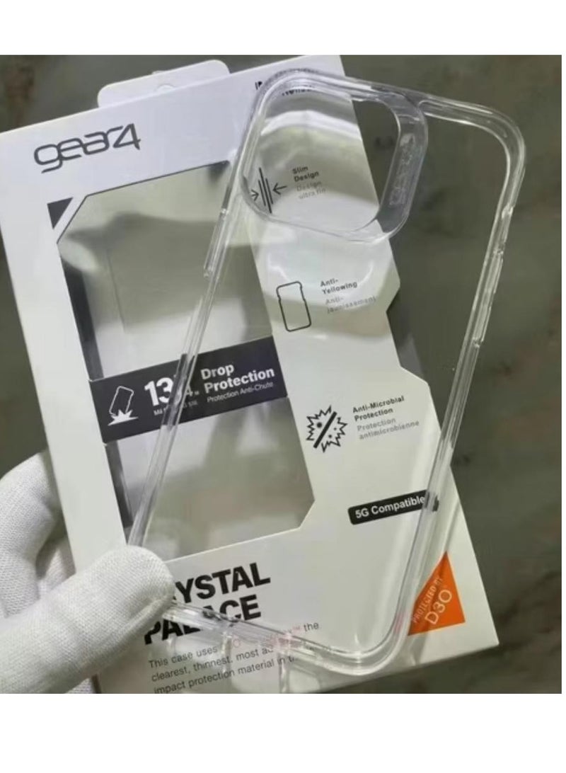 جيرفور غطاء حماية من جيرفور كريستال بالاس مصمم لجهاز أيفون 14 برو ماكس حماية متقدمة ضد الصدمات شفاف - Image 5