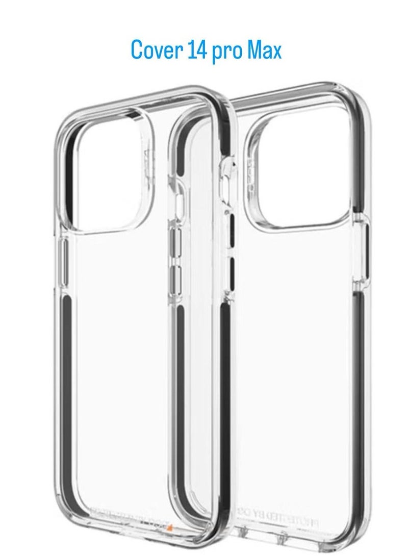 جيرفور غطاء حماية من جيرفور كريستال بالاس مصمم لجهاز أيفون 14 برو ماكس حماية متقدمة ضد الصدمات شفاف - Image 1