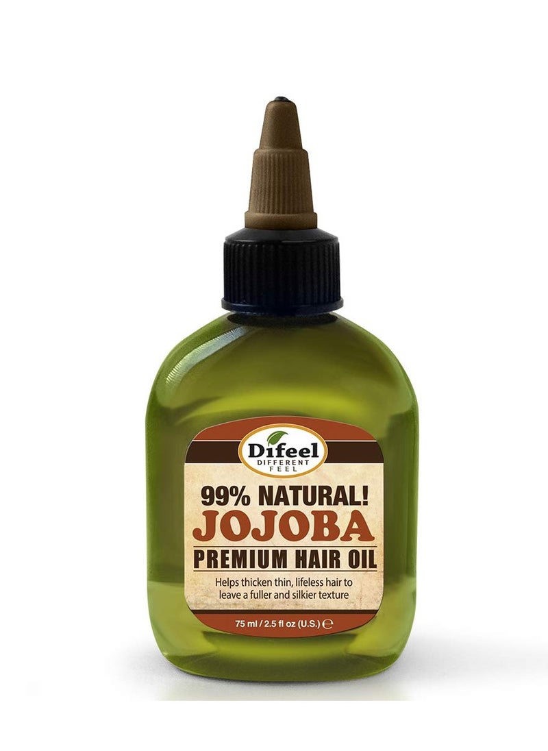 difeel Difeel Premium Natural Hair Oil - Jojoba Oil 2.5 ounce (2-Pack)  - Image 1