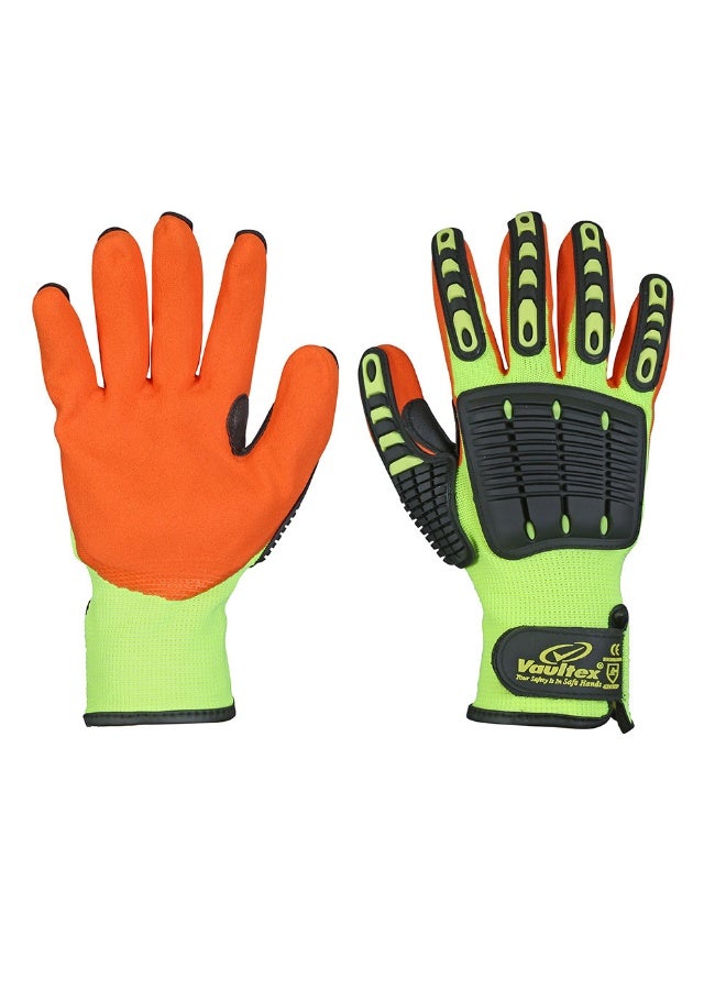 Vaultex Vaultex HAO Nitrile Coated Impact resistance gloves, Size L, 1 Pair/Pack  - Image 3