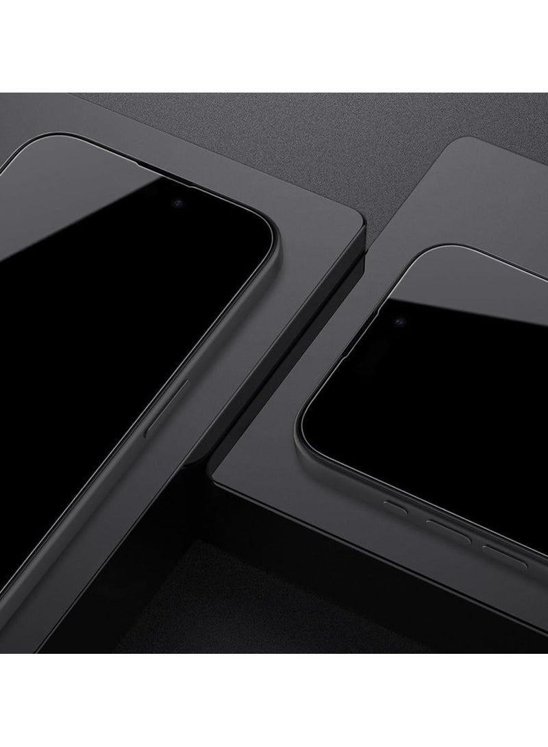 Nillkin CP+ PRO Anti-Explosion Glass Screen Protector, 0.33mm, 2.5D Designed For Apple iPhone 15 Pro Max - Black - Image 4