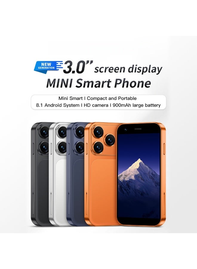  FUFFI هاتف ذكي صغير غير مقفل 3G، هاتف خلوي صغير عالي الدقة 3.0 بوصة، أندرويد 8.1، ثنائي الشريحة مزدوج الاستعداد، بطارية 900 مللي أمبير، كاميرا ثلاثية عالية الدقة، هاتف احتياطي محمول 4 ألوان - Image 2