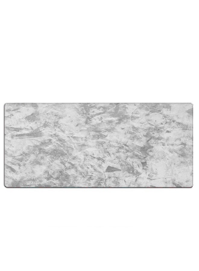 وسادة ماوس للألعاب – مقاومة للماء، وسادة كبيرة ممتدة غير قابلة للانزلاق مع سطح أملس ودقيق، تصميم متين للاعبين المحترفين والاستخدام المكتبي (اللون: رمادي فاتح، مقاس كبير جدًا XX-Large: 90 × 40 سم) - Image 1