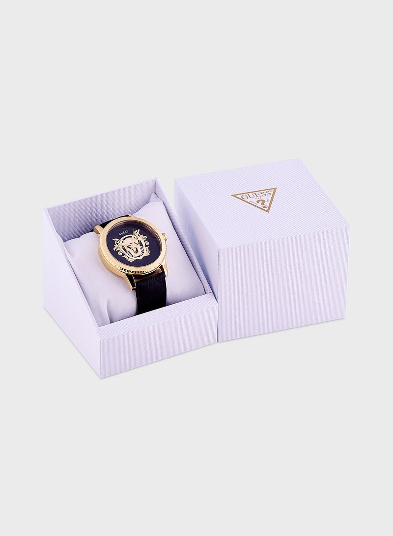 GUESS Monarch Leather Strap Analog Watch  - Image 5