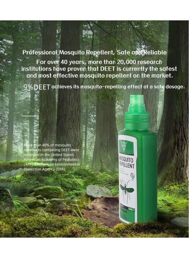 9% DEET Long-Lasting Mosquito Repellent Spray: Provides 6 hours of continuous protection with a refreshing lemon scent and gentle formula. Suitable for children and adults, an essential for outdoor camping and hiking. - Image 5
