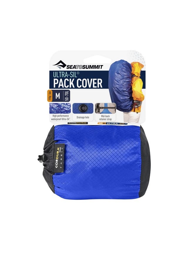 Sea to Summit SN240 Ultra-Light Siliconized Cordura Pack Cover Royal Blue Medium - Image 3