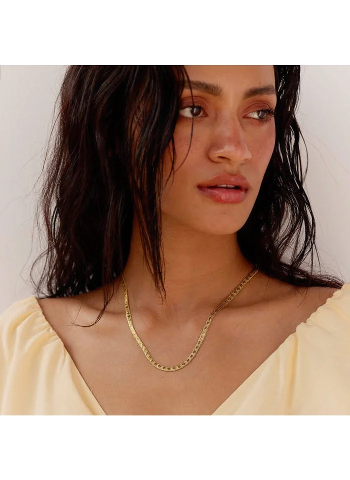 noya 18K Gold Plated Ella Chain Necklace