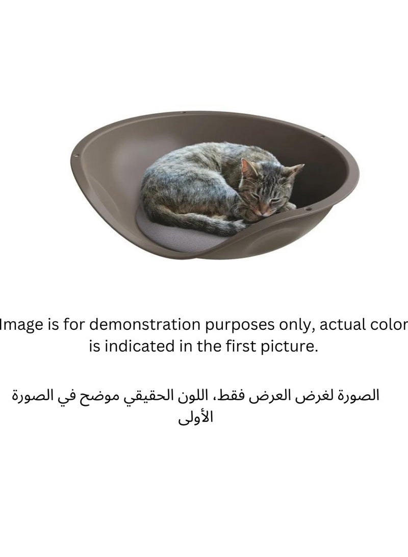جوربلاست سرير للقطط  كبير مع وسادة مقاس 57x48x16 سنتيمتر صنع في إيطاليا - Image 3