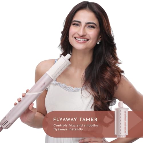 Winston Flexy 8 in 1 Hair Multi Styler with Auto-Wrap Curler | 1400W High-Speed Ionic Hot Air Brush & Dryer | Straightens, Curls, Volumizes & Smooths | Anti-Frizz Styling Tool for Women | Travel Case Included - Image 3