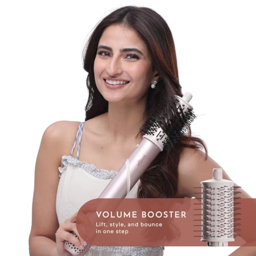 Winston Flexy 8 in 1 Hair Multi Styler with Auto-Wrap Curler | 1400W High-Speed Ionic Hot Air Brush & Dryer | Straightens, Curls, Volumizes & Smooths | Anti-Frizz Styling Tool for Women | Travel Case Included - Image 5