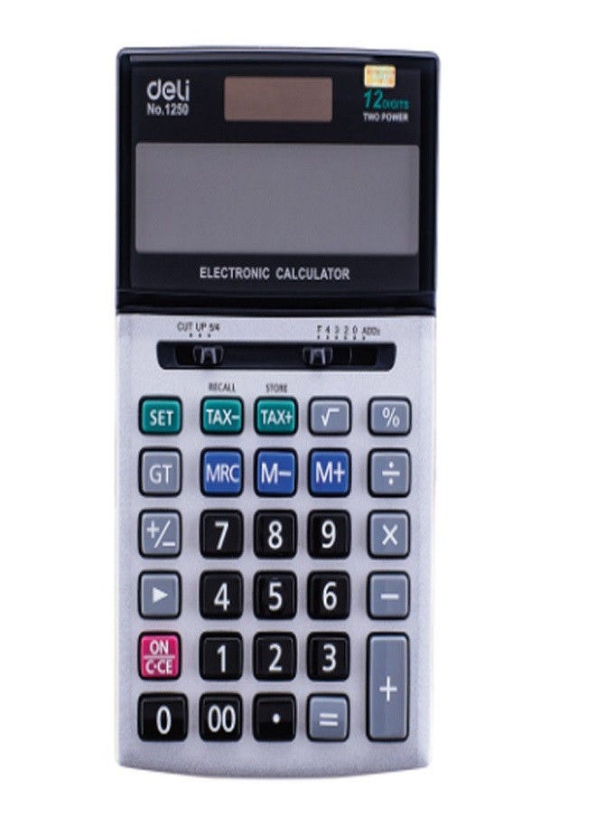Deli DUAL POWER CALCULATOR 12 DIGITS 