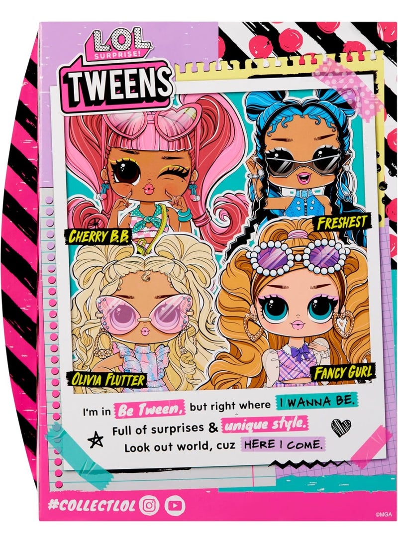 L.O.L. SURPRISE! LOL Surprise Tweens Core Doll Fancy Gurl with Poseable Body, Fashionable Outfits, Shoes, Accessories, Hairbrush, Journal, Collectible Doll, Fun Unboxing Surprises for Kids Girls Birthday - Image 1