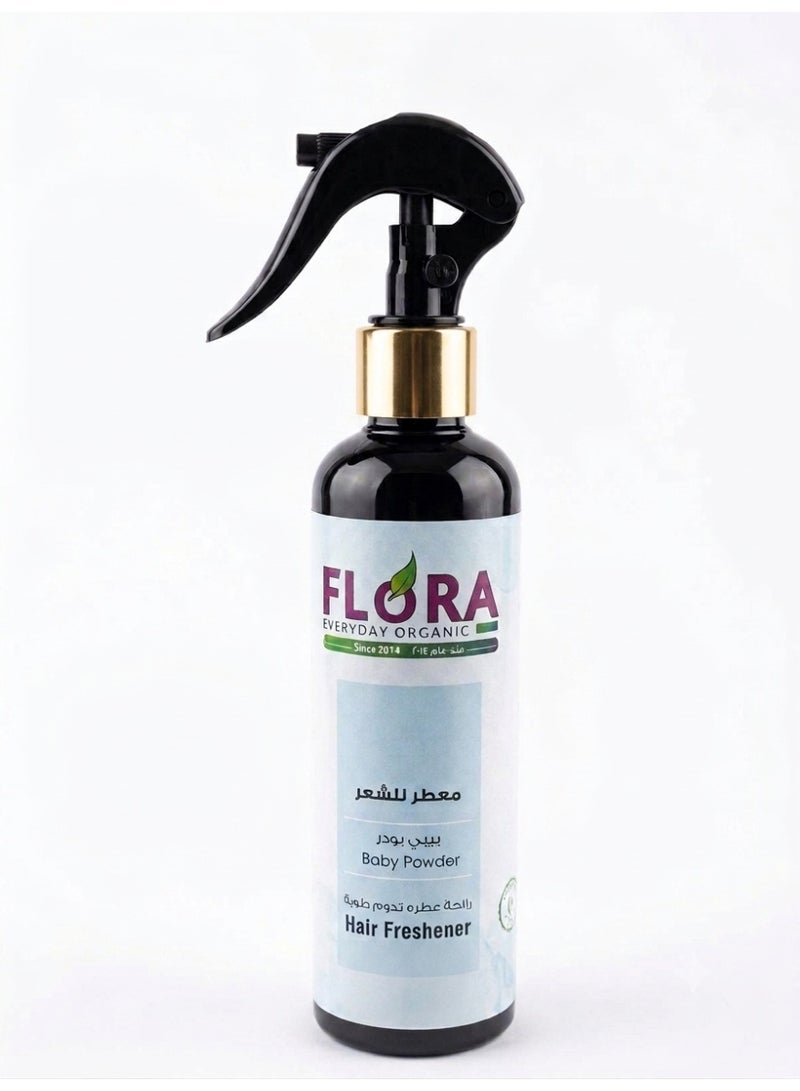 Flora Hair Mist Baby Powder– Long-lasting fragrance, 250 ml - Image 1