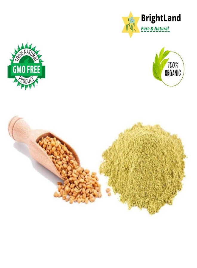 Brightland Bio Organic Fenugreek (Methi) Powder For Hair Care (100gm) - Image 3