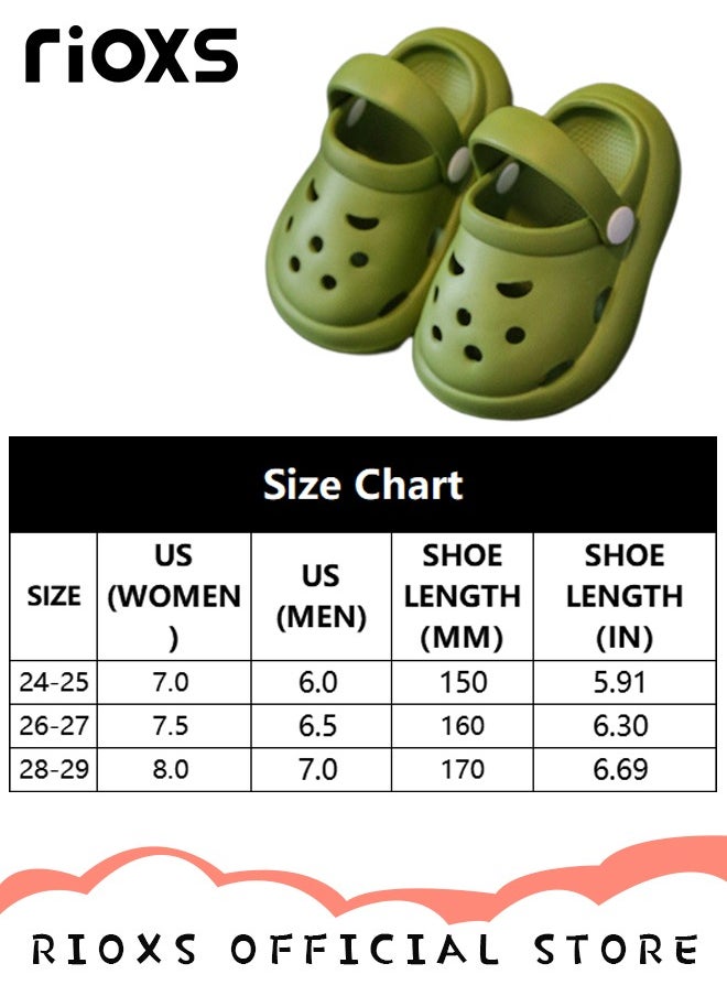 Kids Lightweight Classic Crocs with Supportive Strap, Breathable Non-slip Clogs, Anti-Slip Outdoor Beach Slippers, Cushioned Thick Sole Slippers, Perfect for All Seasons and Occasions - pzsku/ZDFED735732D489FCD395Z/45/_/1730794472/7fc2f520-a8f0-4870-b93d-0dc7fb9982a7