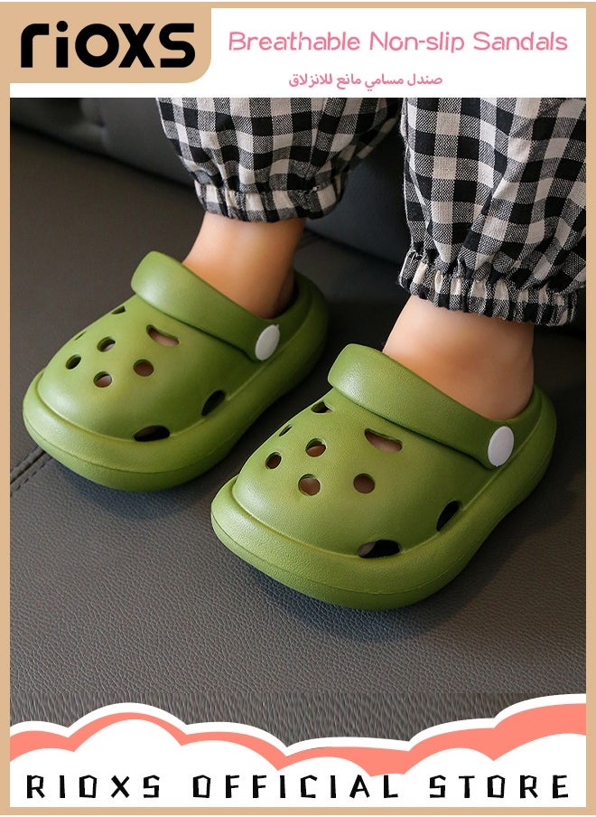 Kids Lightweight Classic Crocs with Supportive Strap, Breathable Non-slip Clogs, Anti-Slip Outdoor Beach Slippers, Cushioned Thick Sole Slippers, Perfect for All Seasons and Occasions - pzsku/ZDFED735732D489FCD395Z/45/_/1730794487/c632f2ca-d346-4d9e-8867-64e4e7fab0c0